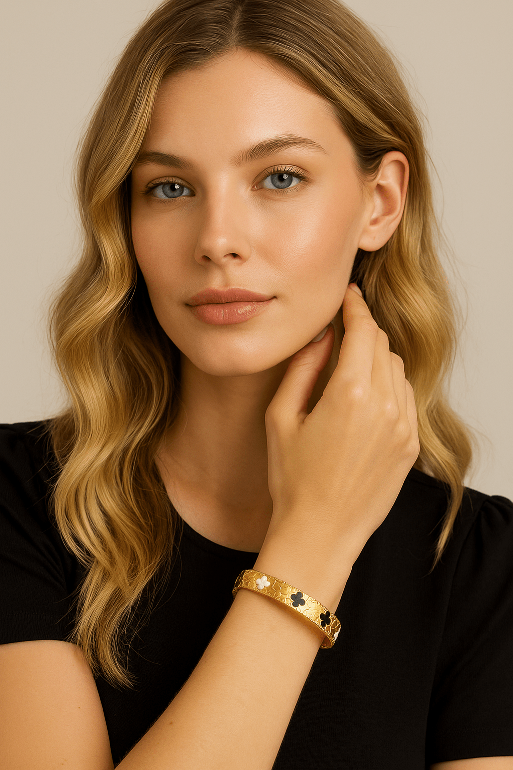 Çelik Kelepçe Gold - Bilen Jewelry