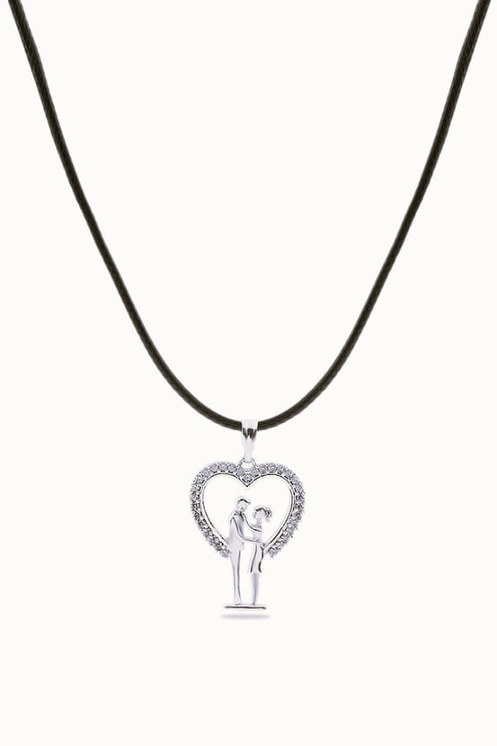 Çelik Sevgili Figür Kolye - Bilen Jewelry