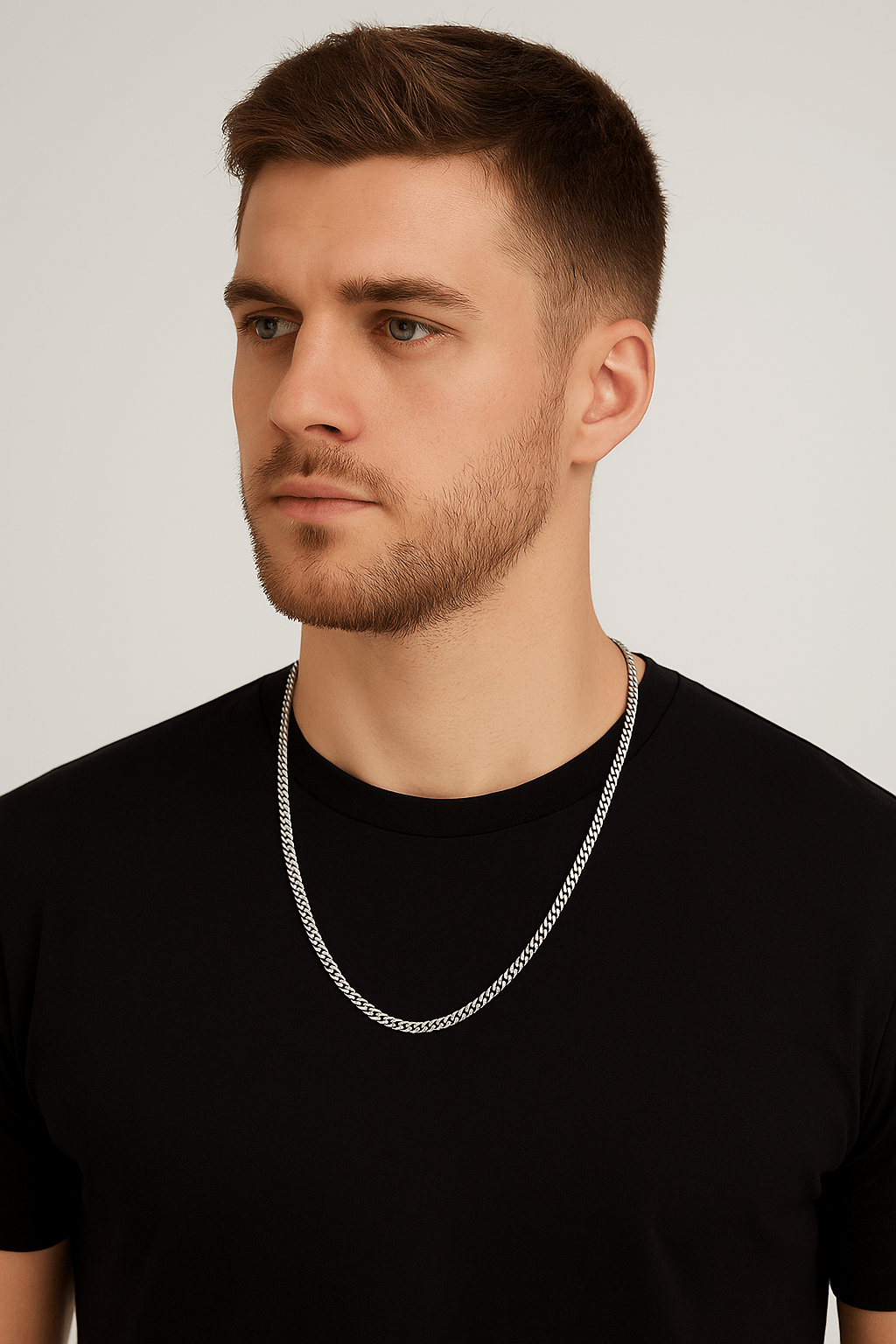 Erkek Çelik Zincir Kolye - Bilen Jewelry